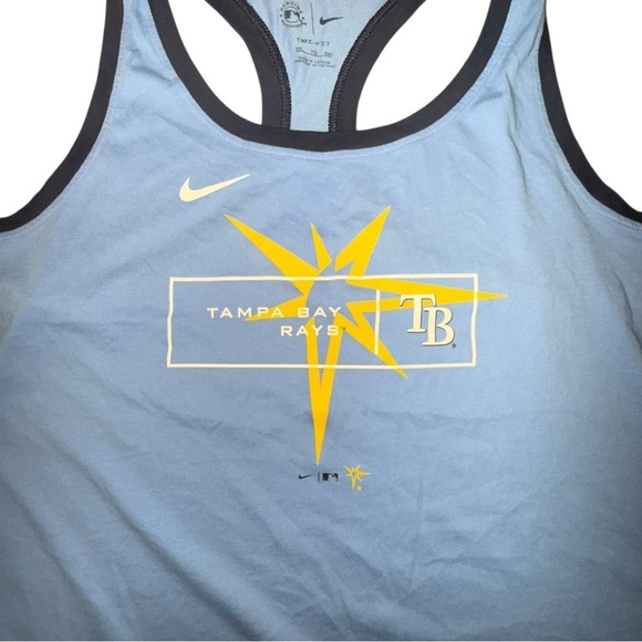 NIKE Women's Tampa Bay Rays Light Blue X-Ray Racerback Performance Tank XXL - Picture 7 of 12